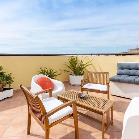 Castello Attic Sunset Terrace Apartment Cagliari Bagian luar foto